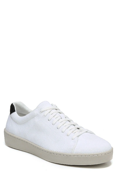Vince Men's Silos Perforated Low-top Sneakers In White