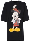 Christopher Kane Mickey Mouse Printed T-shirt In Llack