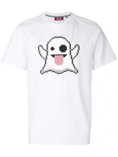 Mostly Heard Rarely Seen 8-bit Pixel Ghost T-shirt In White