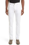 John Varvatos Men's Chelsea Slim-fit Zip-pocket Jeans In White