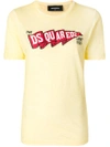 Dsquared2 Camp T-shirt - Yellow In Yellow & Orange
