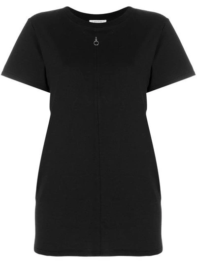Alyx Invisible Zip T-shirt In Black