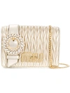 Miu Miu My Miu Shoulder Bag In Metallic
