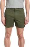 Bonobos Stretch Washed Chino 5-inch Shorts In Duffle Green