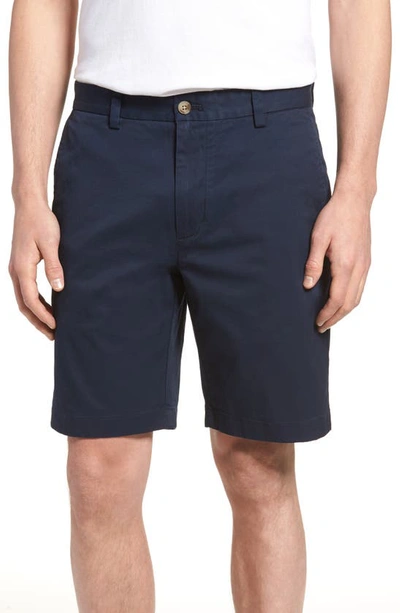 Vineyard Vines Breaker Regular Fit 9 Inch Cotton Shorts In Blue Blazer