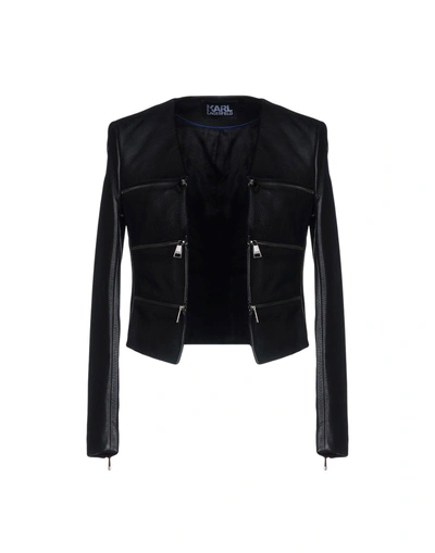 Karl Lagerfeld Jackets In Black