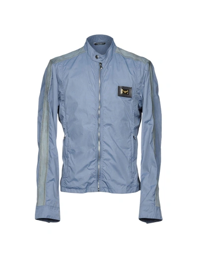 Dolce & Gabbana Jackets In Pastel Blue