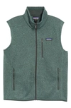 Patagonia 'better Sweater' Zip Front Vest In Pesto