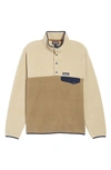 Patagonia Synchilla Snap-t Fleece Pullover In Ash Tan