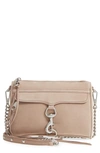 Rebecca Minkoff Mini Mac Convertible Crossbody Bag - Beige In Dark Cammeo