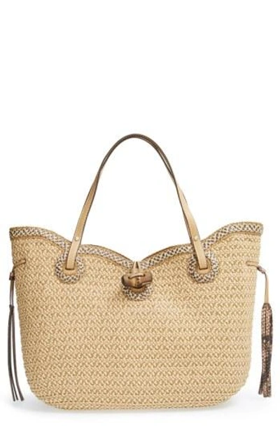 Eric Javits 'watuti' Tote - Beige In Peanut