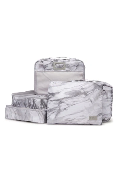 Calpak 5-piece Packing Cube Set - White In Confetti