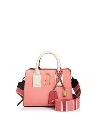 Marc Jacobs Little Big Shot Leather Tote - Coral In Coral Multi