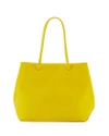 Marc Jacobs East-west Saffiano Leather Tote Bag In Sunshine