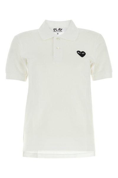 Comme Des Garçons Play Polo-s Nd Comme Des Garcons Play Female In White