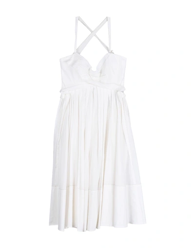 Donna Karan Collection Formal Dress In White