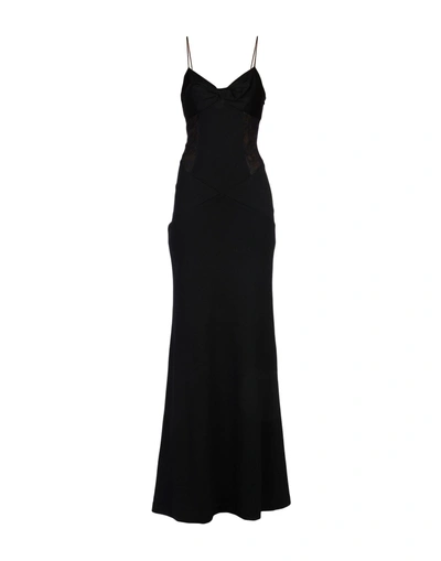 Diane Von Furstenberg Long Dress In Black