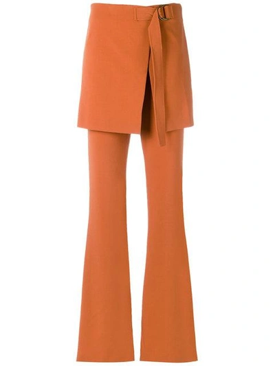 Talie Nk Flared Trousers - Yellow