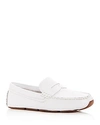 Cole Haan Men's Rodeo Leather Penny Loafer Drivers In Optic White Leather
