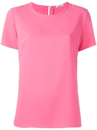 P.a.r.o.s.h . Round Neck T-shirt - Pink In Pink & Purple