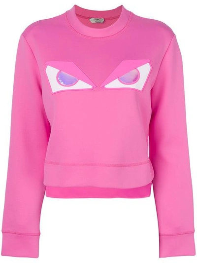 Fendi Appliqué Sweatshirt - Pink