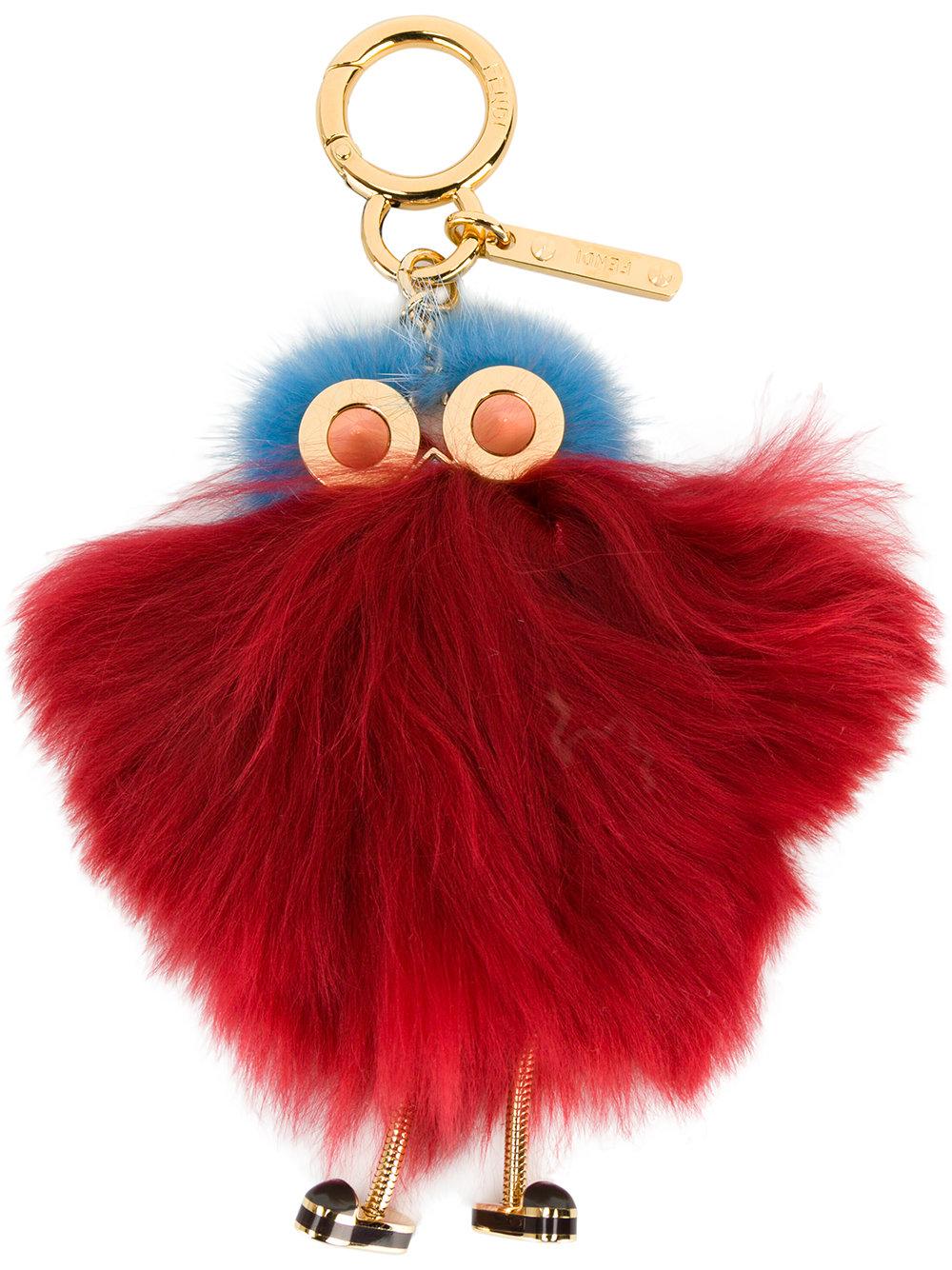 fendi monster keychain