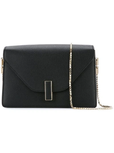 Valextra Iside Shoulder Handbag In Black