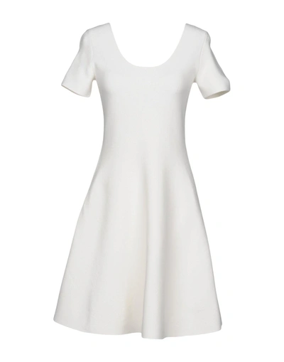 Theory Short Dresses In Ivory