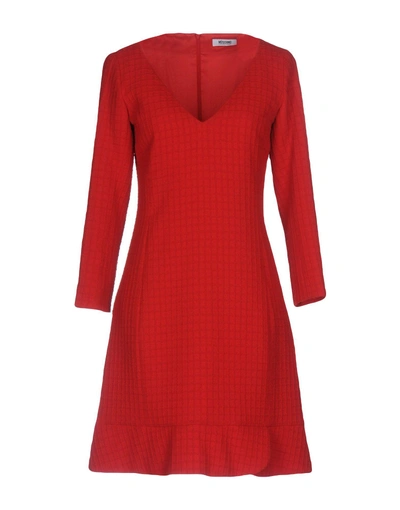 Moschino Cheap And Chic Short Dresses In Red