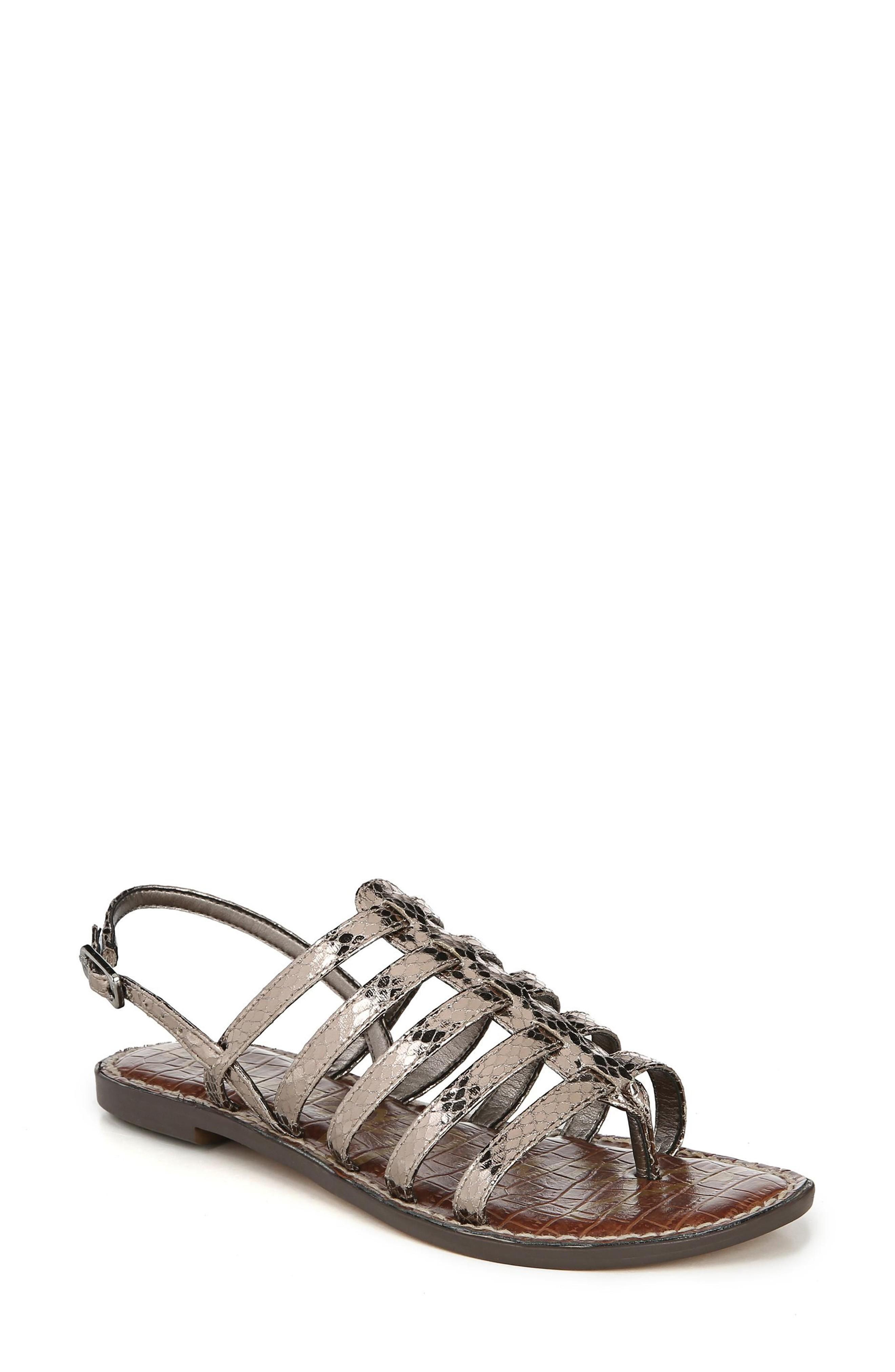 sam edelman pewter sandals
