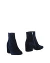 Ash Ankle Boot In Dark Blue