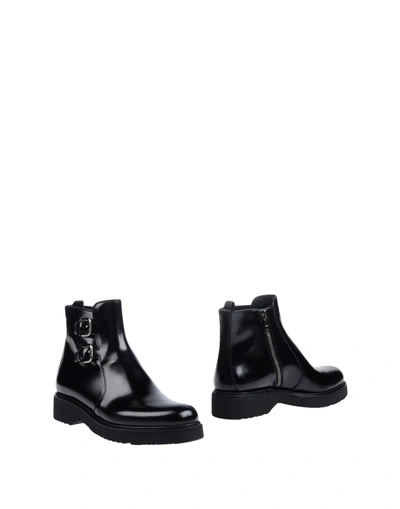 Prada Ankle Boots In Black