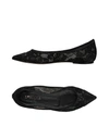 Le Silla Ballet Flats In Black
