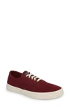 Sperry Captain's Cvo Sneaker In Wine Fabric