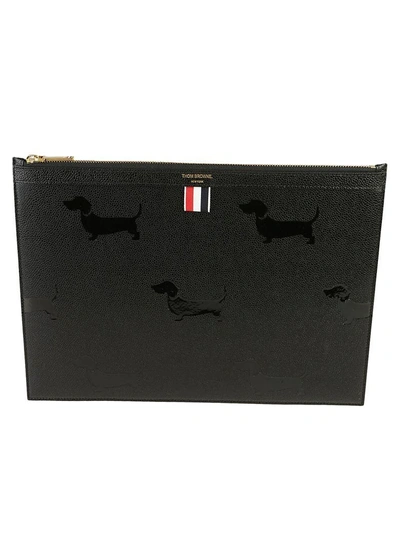 Thom Browne Clutch In Black