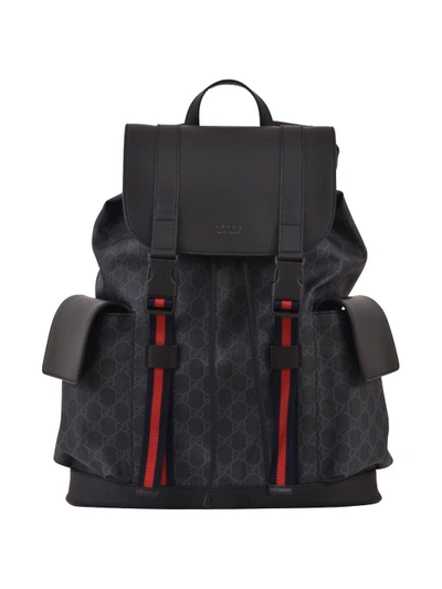 Gucci Gg Supreme Backpack In Nero