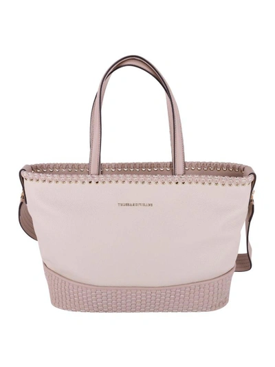 Trussardi Mimosa Tote Bag In Ivory