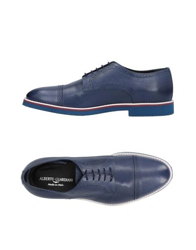 Alberto Guardiani Laced Shoes In Blue