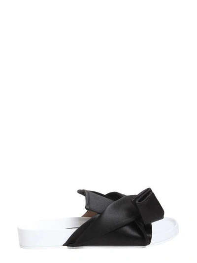 N°21 N&deg;21 Knotted Slide Sandals In Black