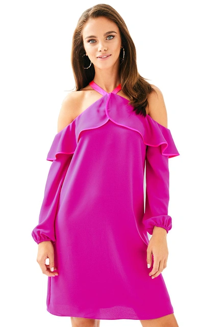 Lilly Pulitzer Abrielle Dress In Berry Sangria