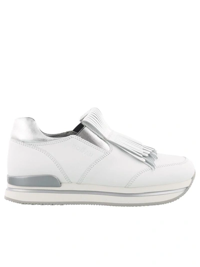 Hogan H222 Sneaker In Silver-white