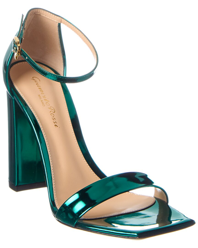 Gianvito Rossi 100 Leather Sandal In Green