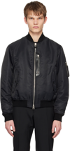 Tom Ford Compact Nylon Bomber Jacket In Black