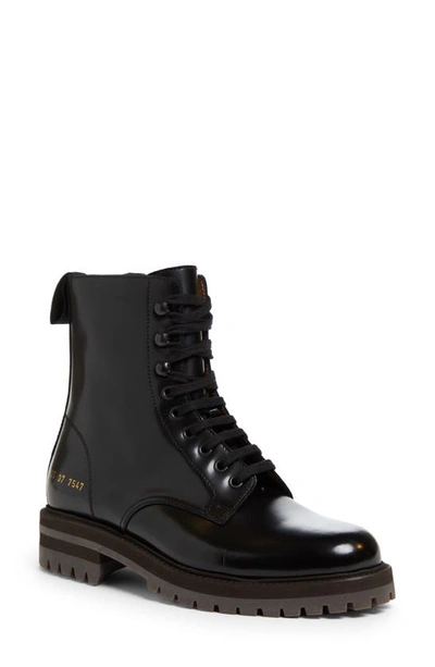 Common Projects Combat Boot In Black