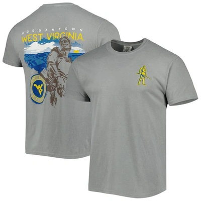 Image One Gray West Virginia Mountaineers Hyperlocal T-shirt