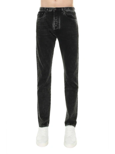 Valentino Slim Jeans In Black