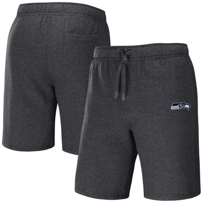 Nfl X Darius Rucker Collection By Fanatics Heather Charcoal Seattle Seahawks Logo Shorts