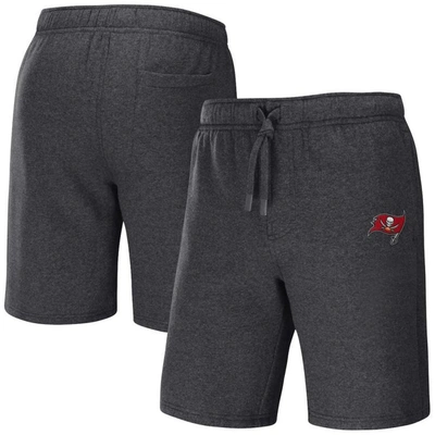 Nfl X Darius Rucker Collection By Fanatics Heather Charcoal Tampa Bay Buccaneers Logo Shorts
