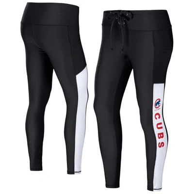 Wear By Erin Andrews Black Chicago Cubs Leggings