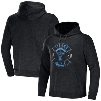 Nfl X Darius Rucker Collection By Fanatics Heather Charcoal Tennessee Titans Radar Pullover Hoodie